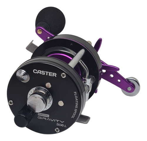 Imagen 4 de 6 de Reel Rotativo Caster Gravity 506 Casting 6 Rulemanes Monomag