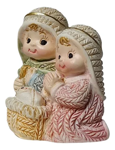 Pesebre Nacimineto Jesus Jose Maria Chico Souvenirs 4cm
