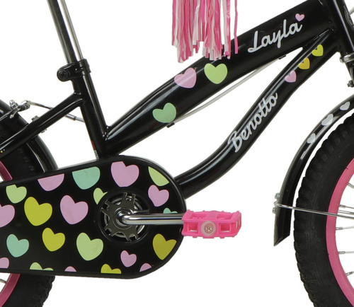 Bicicleta Benotto Layla R16 1v Frenos V Acero Negro Negro