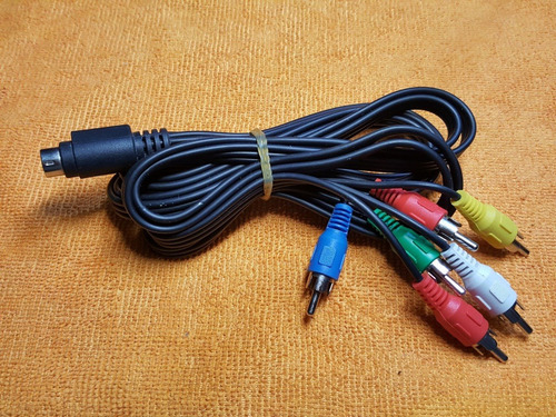 Cable S- Video 10 Pines Con 6 Entradas Rca 6 Colores (Usado)