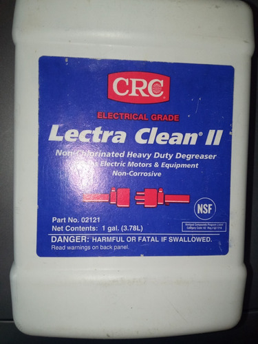 Limpiador Lectra Clean 1 Galon Crc Electritaclina