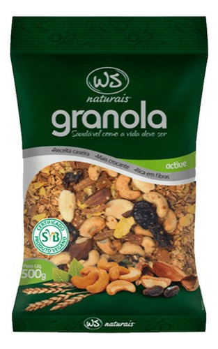 Ws Naturais granola active 500g