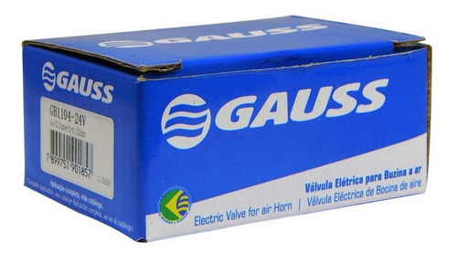 Válvula Elétrica Gauss Para Buzina A Ar 24v Gb 1104