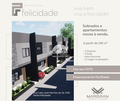 Imagem 8 de 17 de Sobrado À Venda, 2 Quartos, 1 Suíte, 2 Vagas, Santa Felicidade - Cascavel/pr - 12558