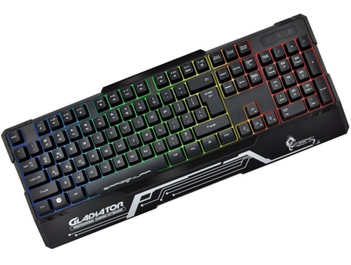 Imagen 5 de 6 de Teclado Gamer Nextep Dragon Xt Ne484 Semi Mecanico Usb Rgb