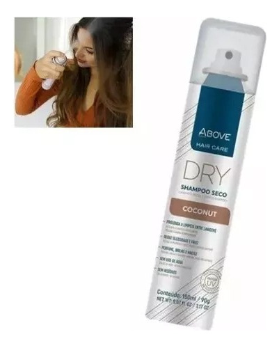 Shampoo Seco Coconut Above 150ml Kit 03 Unidades