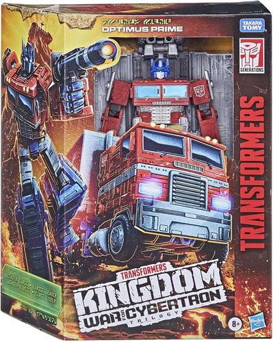 Figura Transformers Kingdom War For Cybertron Optimus Prime