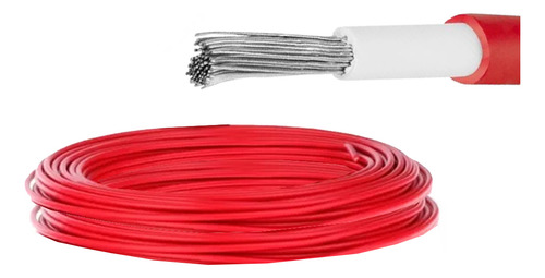 20 Metros Cabo Pro Solar Fv 6mm 1kv (1,8kvcc) Vermelho