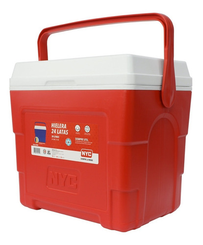 Hielera Cancún 21 Qt Nyc Roja