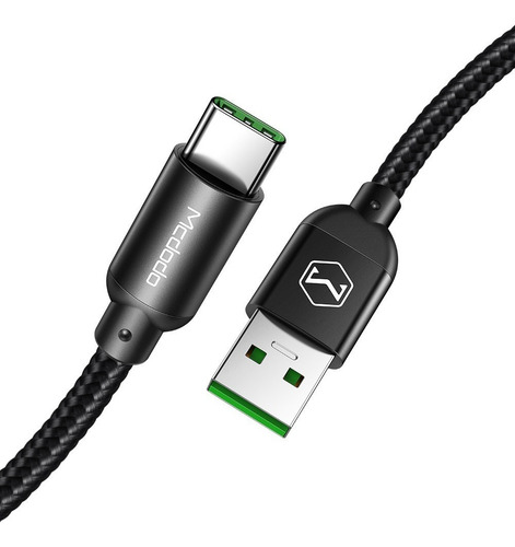 Cable Tipo C 1.2 M Carga Super Rapida 4.0 Mcdodo Color Negro