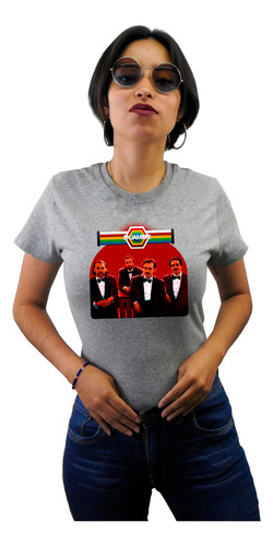 Playera De Enjambre Gris Jaspe Con Estampado Somos Ajenos