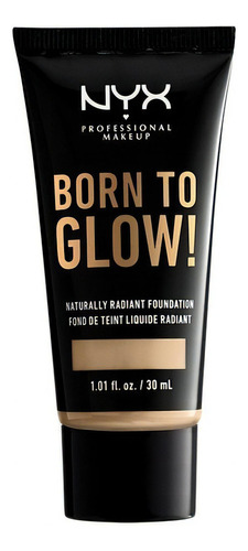 Base de maquillaje en líquida NYX Professional Makeup BORN TO GLOW Nude Base De Maquillaje Natural Born To Glow - 30ml - 30mL