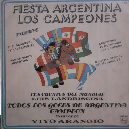 Argentina Campeon Yiyo Arangio Tapa 8 Vinilo 9