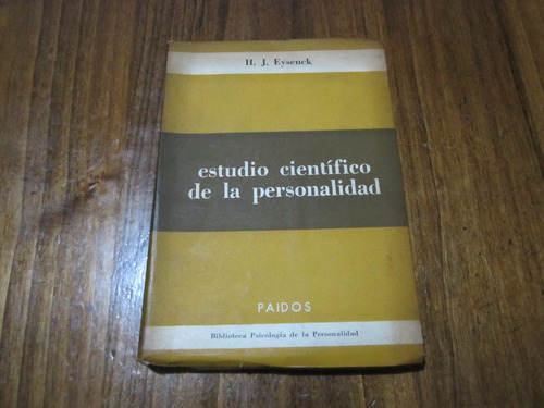 Estudio Científico De La Personalidad - H. J. Eysenck