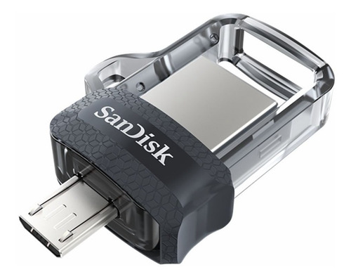 Pendrive Sandisk Ultra Dual M3.0 256gb 3.0 Doura/transparent