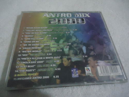 Antro Mix 2000 Varios Artistas Cd (Usado)