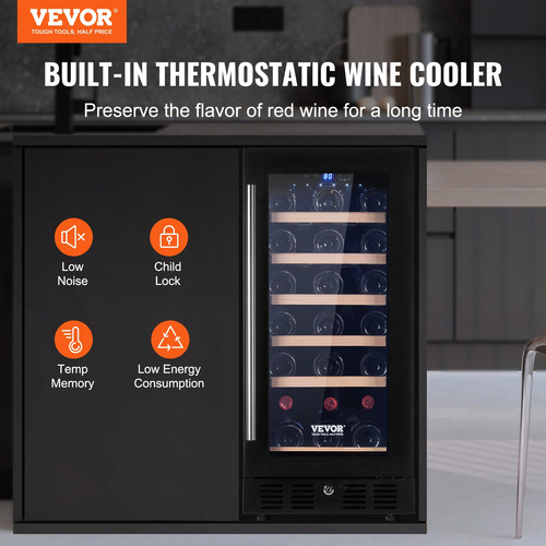 Enfriador Refrigerador Botellas Vino Tequila 30 Botellas Led