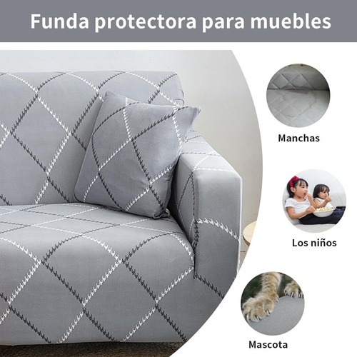Funda Para Sofa Cama, Cubre Sofa 3 Plazas Elástica Protector