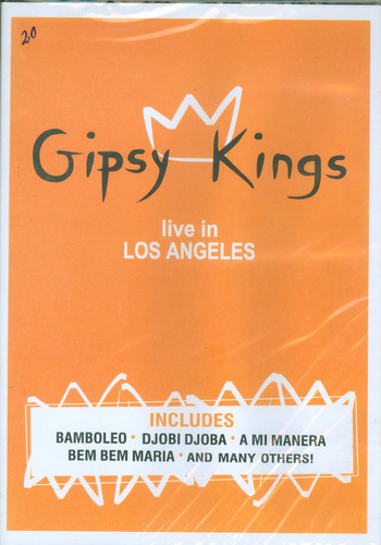 Dvd Gipsy Kings Live In Los Angeles Original Novo Lacrado