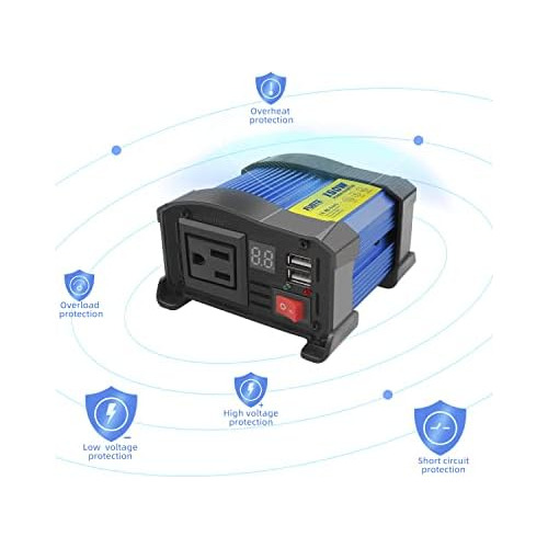 Inversor De Corriente De 150w, Convertidor De Dc Ac Tom...