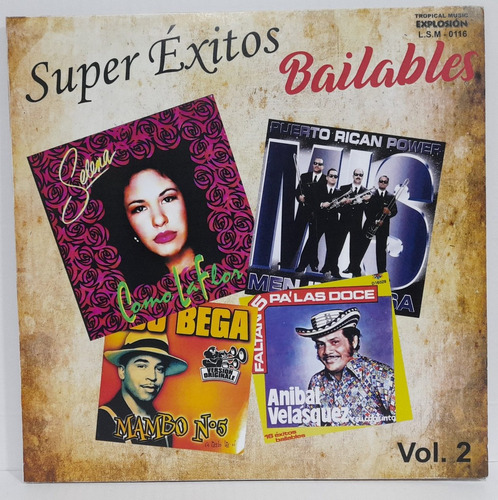 Super Exitos Bailables Vol 2 Tu Cariñito Selena  Lp Vinilo