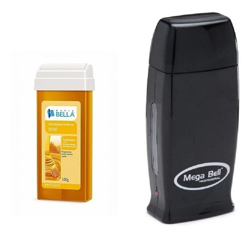 Imagem 4 de 6 de Kit Depilação C/ Cera Quente Rolon E Termocera Mega Bell