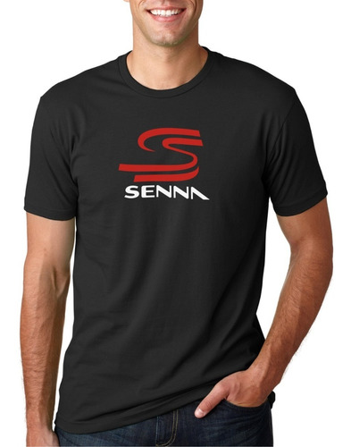Remera Ayrton Senna Doble S Formula 1 100% Algodón Calidad