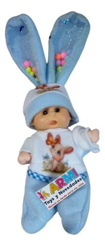 5 Conjuntos De Ropa P/ Bebé Prematuro Reborn 11 Cm Conejitos