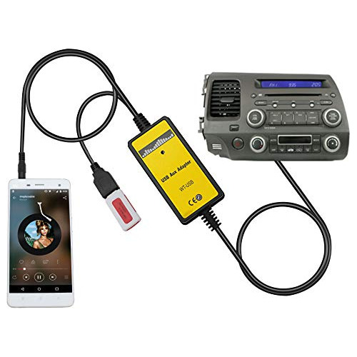 Cable Auxiliar, Adaptador De Música Usb Aux Coche, Cam...