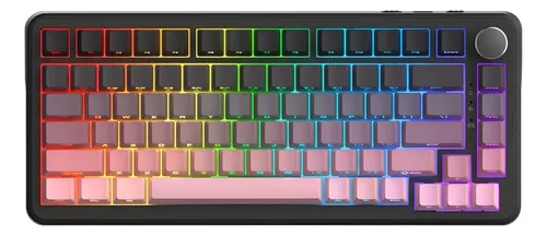 Teclado magnético Epomaker Ajazz Ak820 Max He Gasket 75% rosa - Switch Magnetic Language English Us Ansi