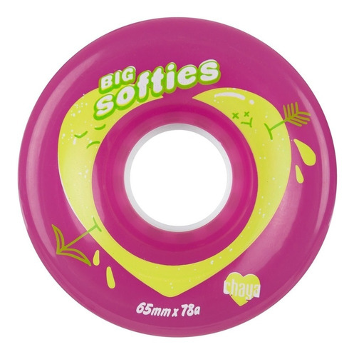 Ruedas Chaya Big Softies Pink 65mm (4 Pack)