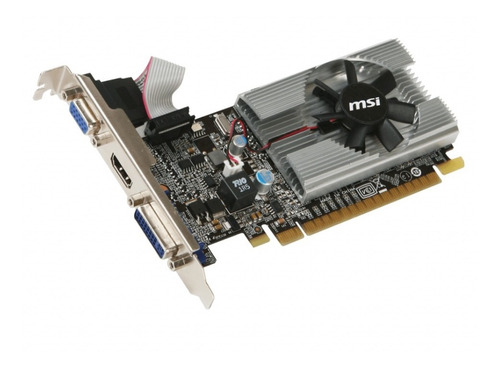 Imagen 1 de 3 de Tarjeta De Video Msi Nvidia Geforce 210, 1gb Ddr3 Low Profil