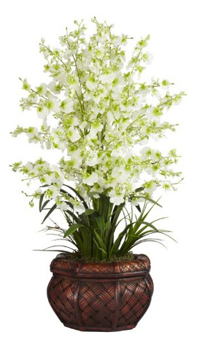 1207-gr Arreglo Floral De Seda Bailarina, Verde
