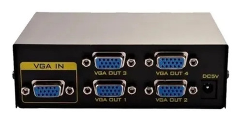 Splitter Vga Amplificado 4 Salidas Hasta 30 Metros + Envio