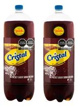 Comprar 2 Refrescos Cristal 3 Litros Sabor Sidra Negrade Yucatán