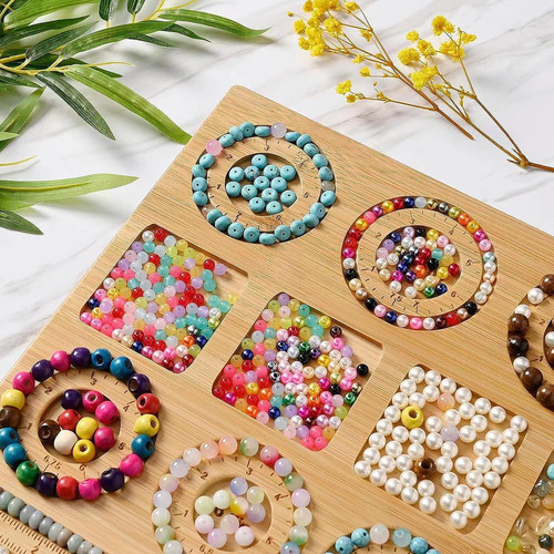 Tablero De Almacenamiento De Cuentas Para Pulsera, Bandeja