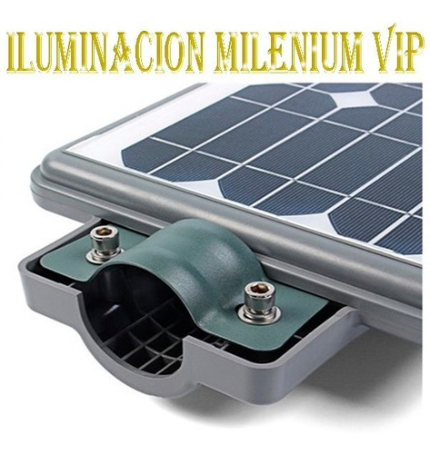 Lampara Reflector Solar Led 60w Para Poste Alumbrado Publico