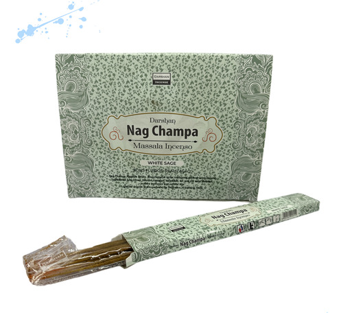 Incenso Vareta Massala Darshan White Sage Novidade