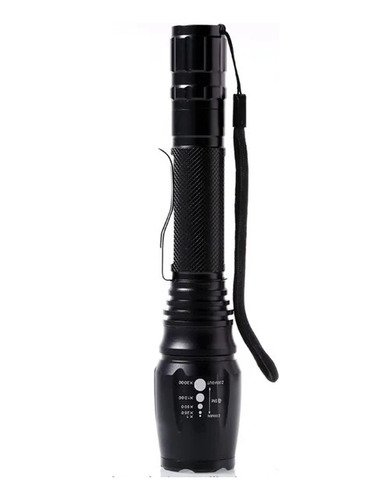 Linterna Led Recargable Táctica Policial Militar