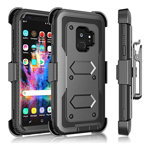 Galaxy S9 Funda Samsung Galaxy S9 Pistolera Clip Tekcoo Tshe