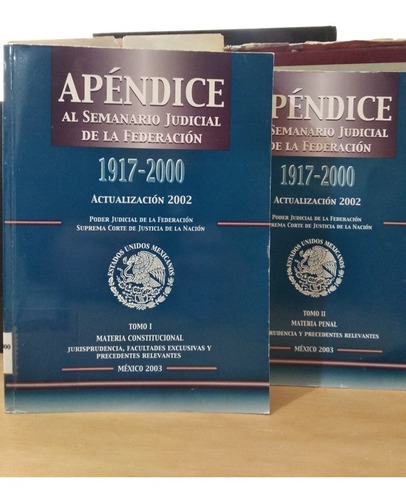 Apéndice Al Seminario Judicial De La Federación 1917-2000