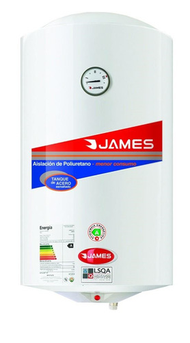 Calefon Termotanque James 80 Lts Poliuretano Inyectado Pcm