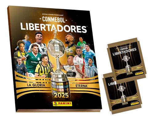 Copa Libertadores 2025 - 20 Sobres + Album De Regalo