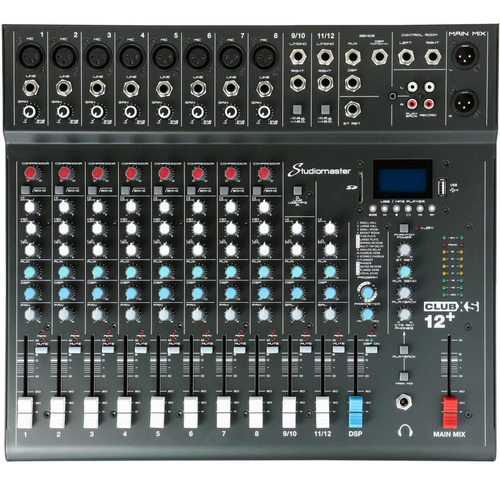 Mixer Analogo Studiomaster Club Xs 12+