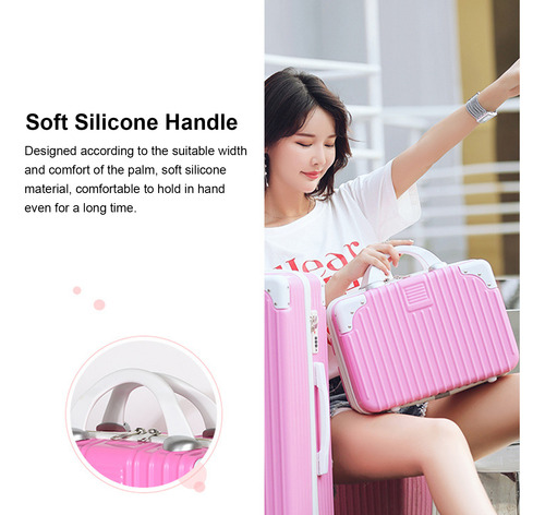 Bolsa De Maquillaje De Viaje Con Divisores Ajustables Para