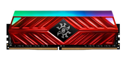 Imagen 1 de 5 de Memoria Ram Gamer Xpg Spectrix D41 8 Gb 3200mhz Rgb Ddr4 Red