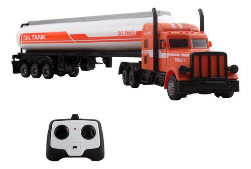 Camion Trailer Control Remoto Remolque Navidad 3