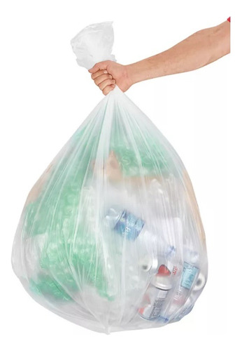 Bolsas Basura Natural 70 Galones 123x135 10 Piezas