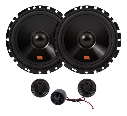 2 Vias 6 Jbl 62vfx55 + Par Alto Falante Jbl 6trfx55+ Ts400x4 Cor Preto
