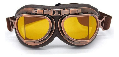 Motocicleta Lentes De Protección Lentes De Piloto Vintage